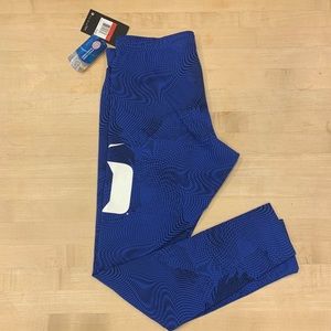 Nike Blue Devil’s Black and White Leggings